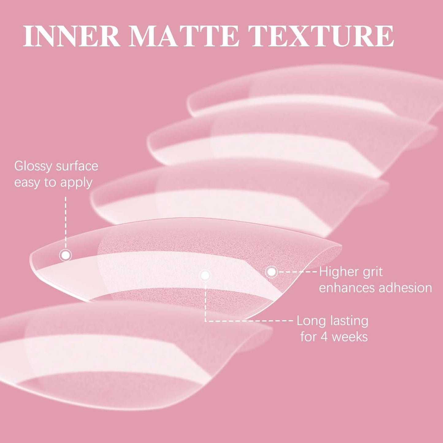 Short Almond Nail Tips, SSWSBYKE 300pcs 15 Sizes Gel Acrylic Nail Tips for Full Cover Pre-Shaped Fake Nails Tips Half Matte Press On Nails for Extension Home DIY Salon