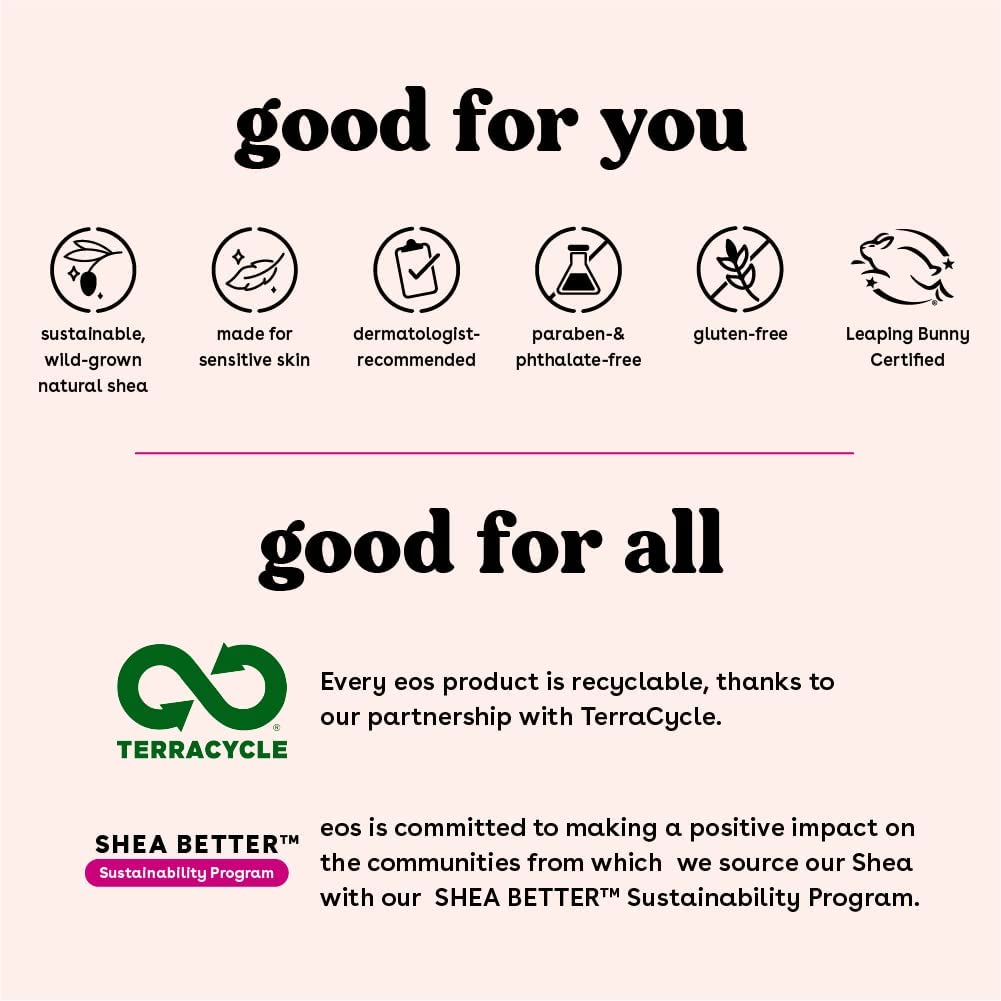 eos 100% Natural & Organic Lip Balm Sticks - Sweet Mint, All Natural Lip Balm, All-Day Moisture, Dermatologist Recommended, 0.14 oz, 2-Pack