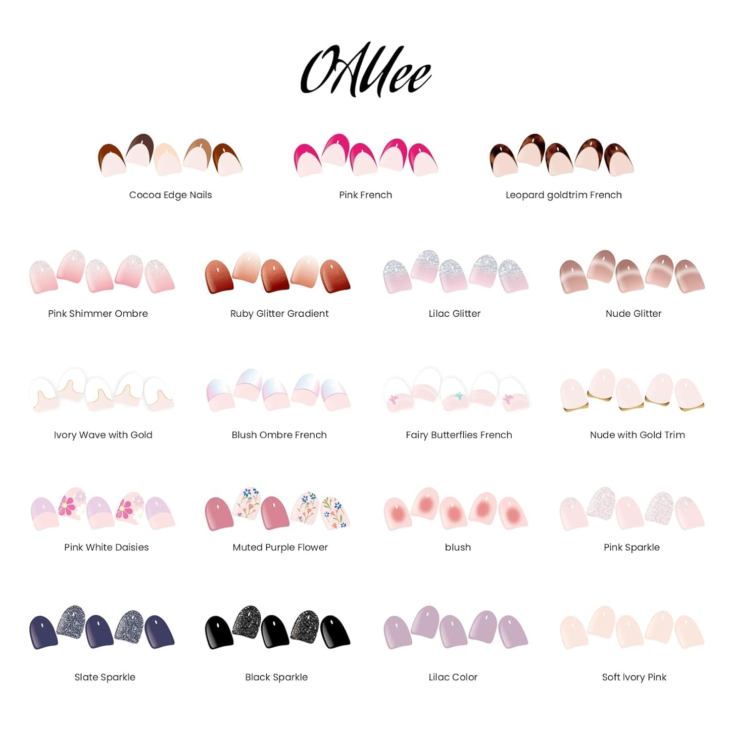 Semi Cured Gel Nail Strips | Built-In Gel Top Coat | UV Light Required | Salon Quality, Easy Application And Removal (Slate Sparkle)