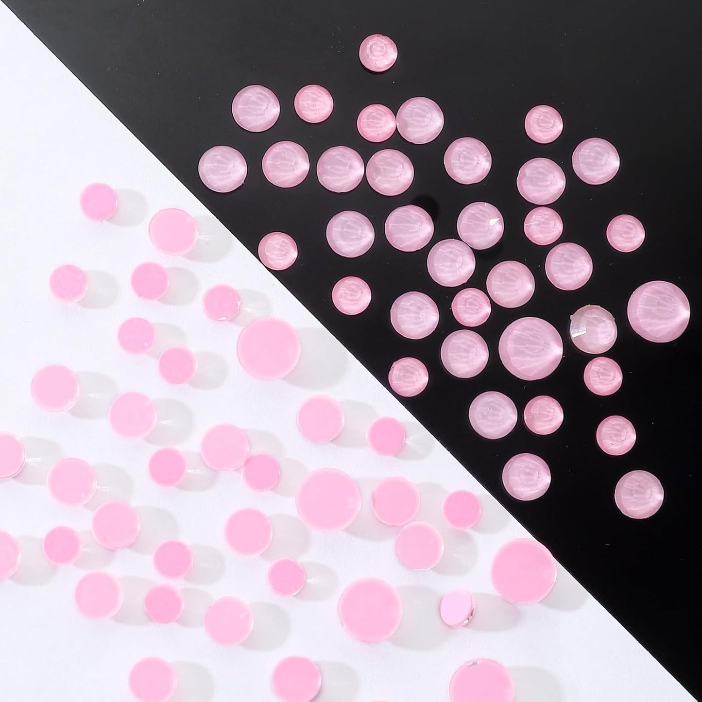 Mocha Rose Flatback Rhinestones, Glass Rhinestones for Nail Art and Craft, Glue Fix, Loose Crystal Gemstones(Mocha Rose, SS30, 288pcs, 6.4-6.6mm)