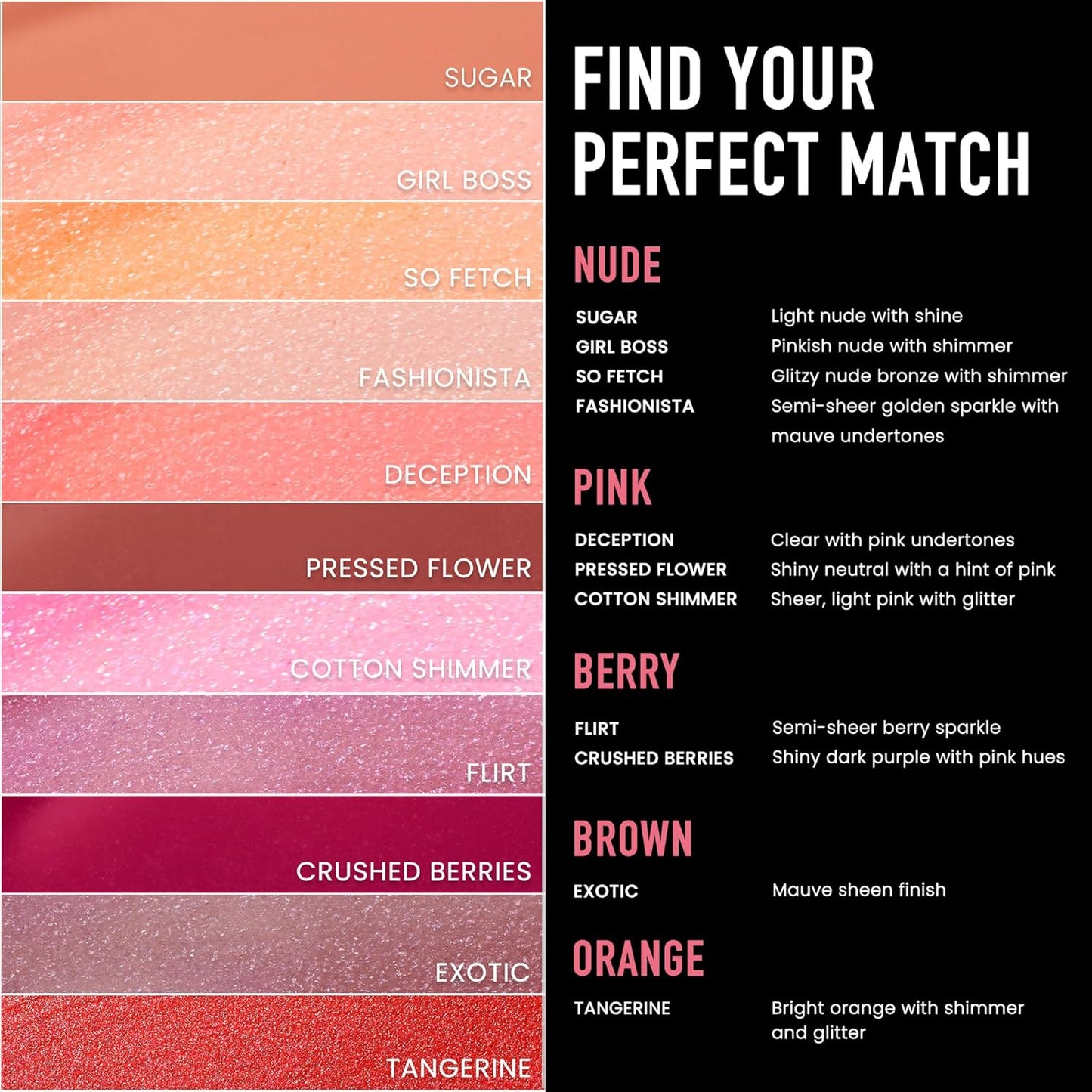 Frankie Rose Cosmetics Lip Gloss | Non-Sticky Formula, Long Lasting Lip Shimmer, Bold Pigment & Hydrating Gloss for Lips, Deception Glossy Lip Gloss, 20g