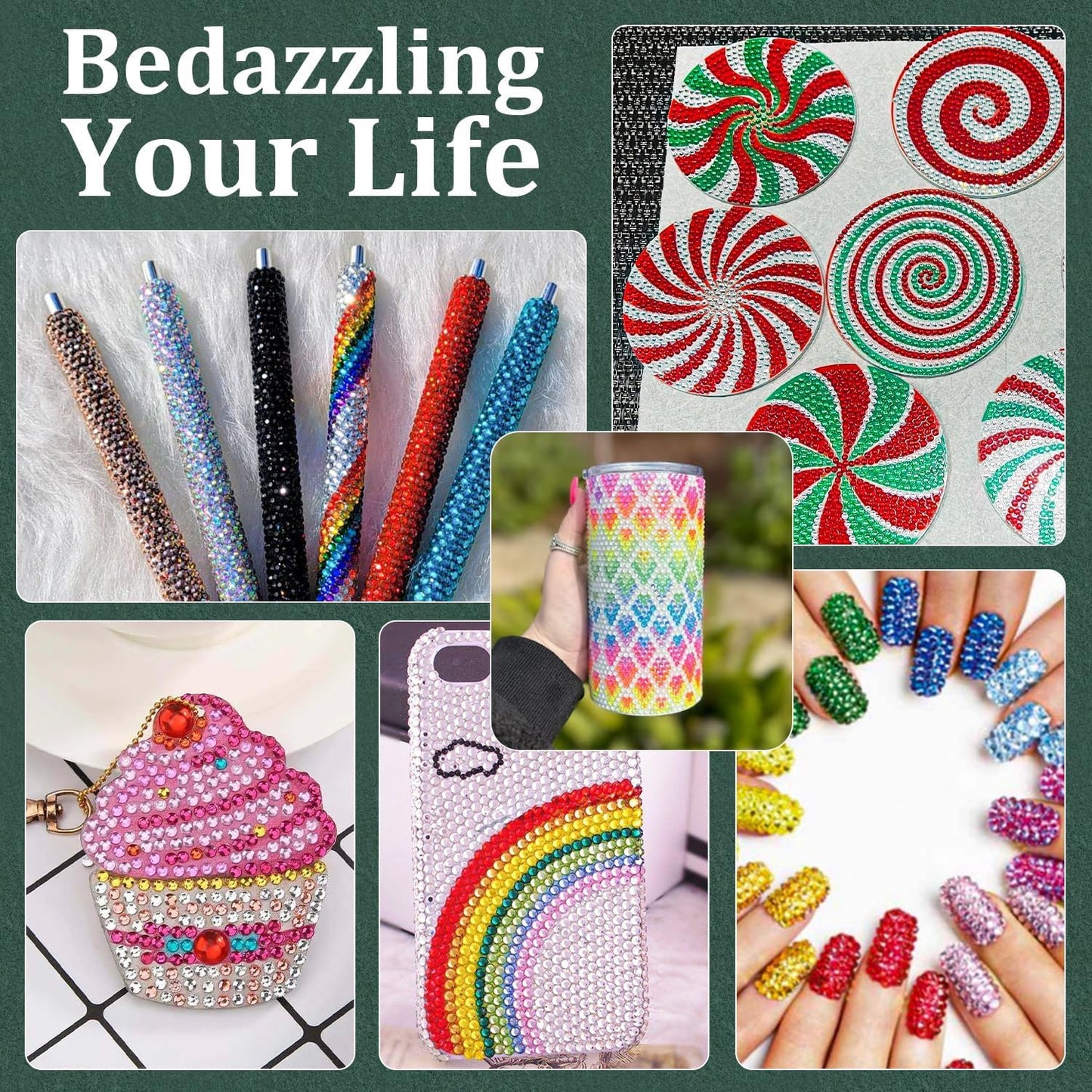 Resin Rhinestones for Crafting with B7000 Jewelry Glue, 2 Boxes Teal Blue Flatback Crystals with 3Pcs 10ml Glue for Bedazzling Crafts DIY Nail Art Makeup, Gems for Clothing Shoes