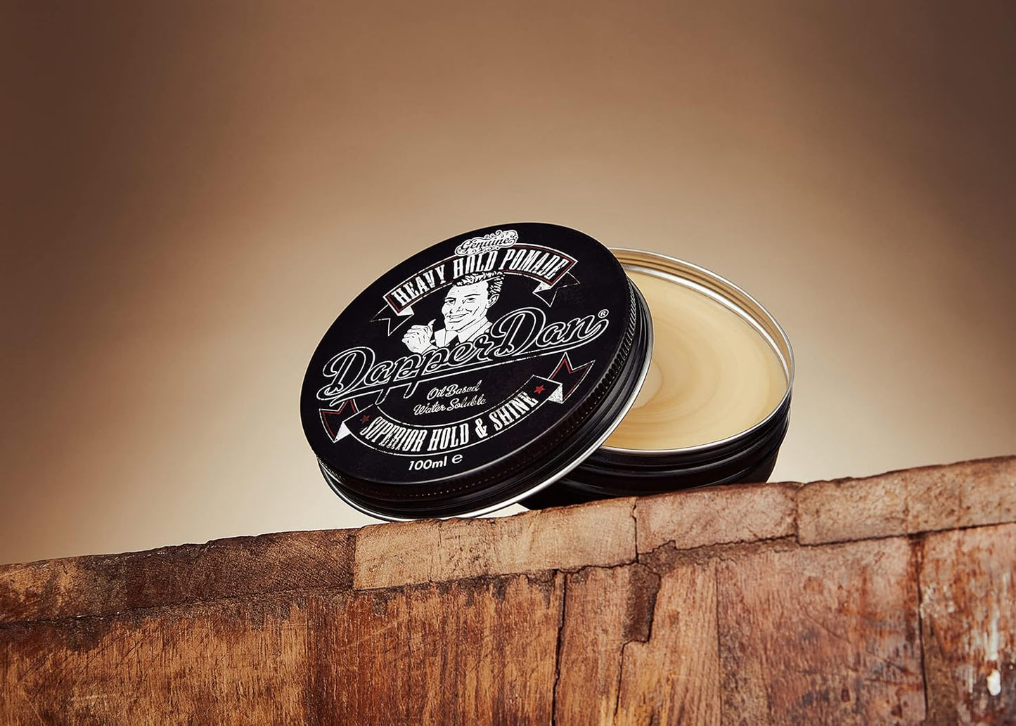 Heavy Hold Pomade By Dapper Dan, Superior Hold, Petrolatum Free, No Build Up, Liquorice & Vanilla Fragrance 100ml