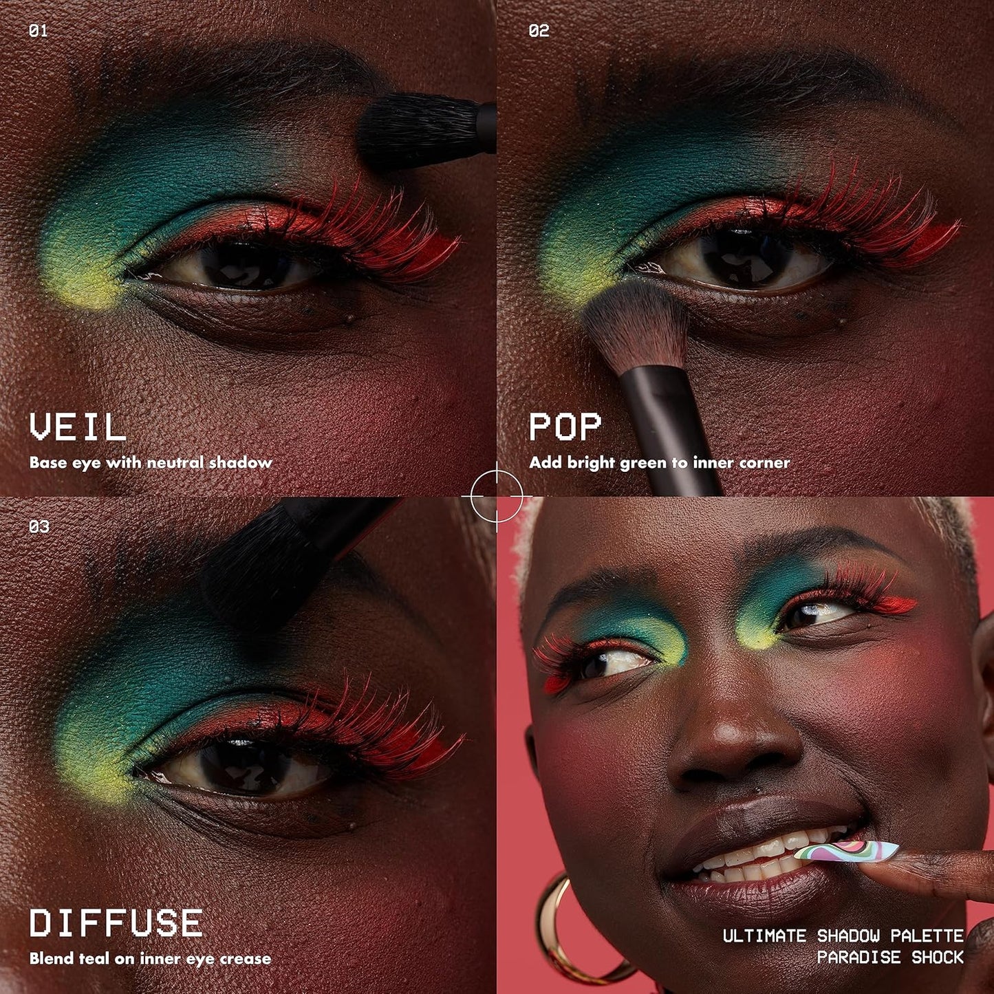 NYX PROFESSIONAL MAKEUP, Ultimate Shadow Palette, Eyeshadow Palette - Paradise Shock