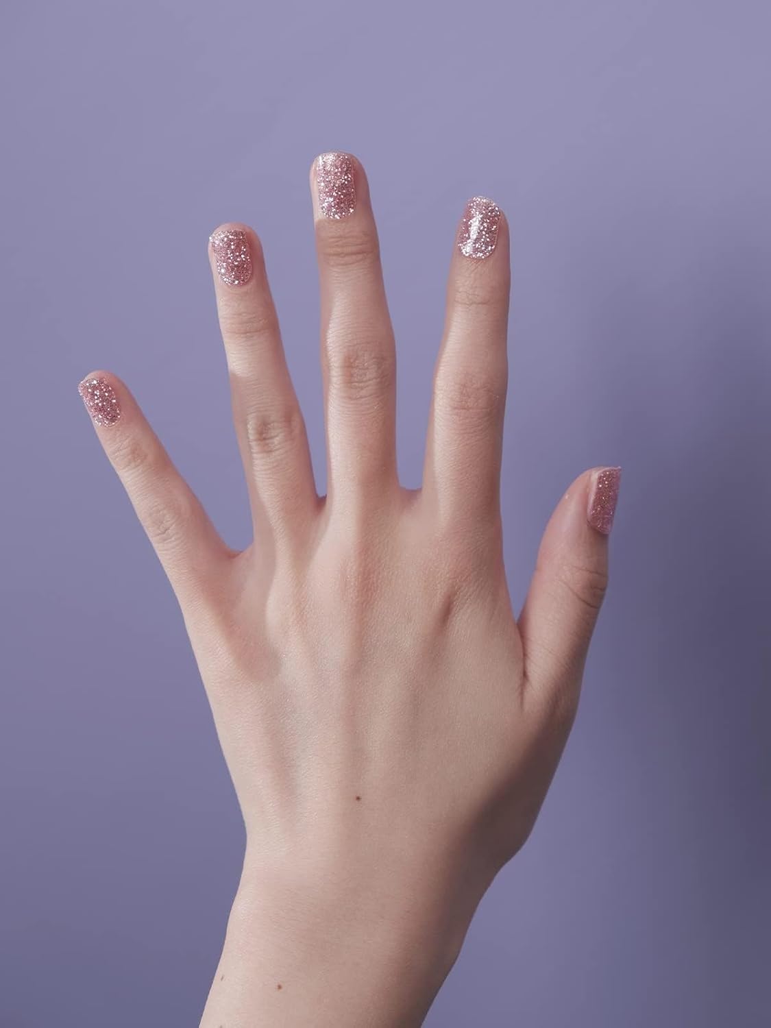 Semi Cured Gel Nail Strips, 20 pcs Gel Nail Wraps, Salon-Quality, 2 Weeks Long Lasting