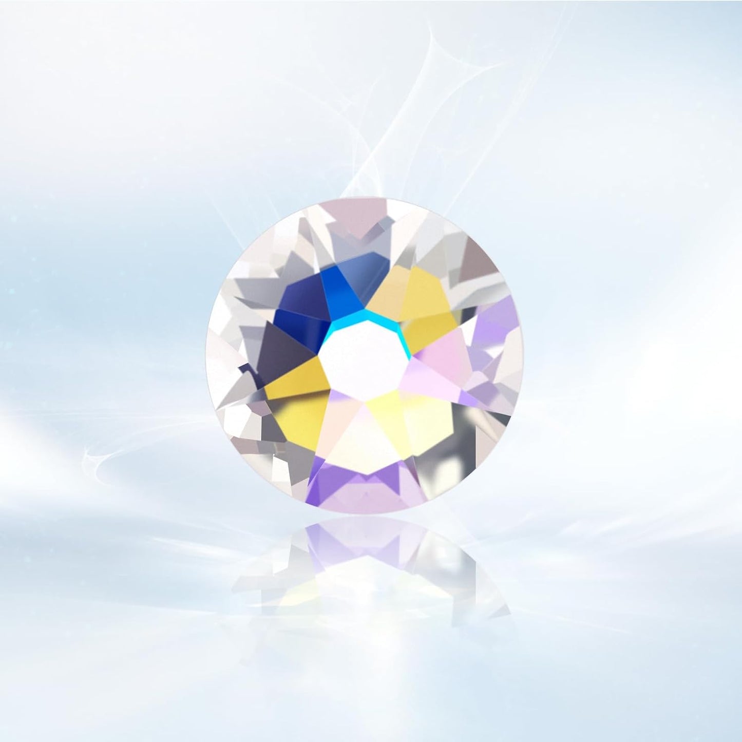 Novani Moon Night Rhinestones 1440pcs Flat Back Round Rhinestone Style 2088 Sparkly Crystal Gemstones for Nail Art and Crafting SS20,4.6-4.8mm