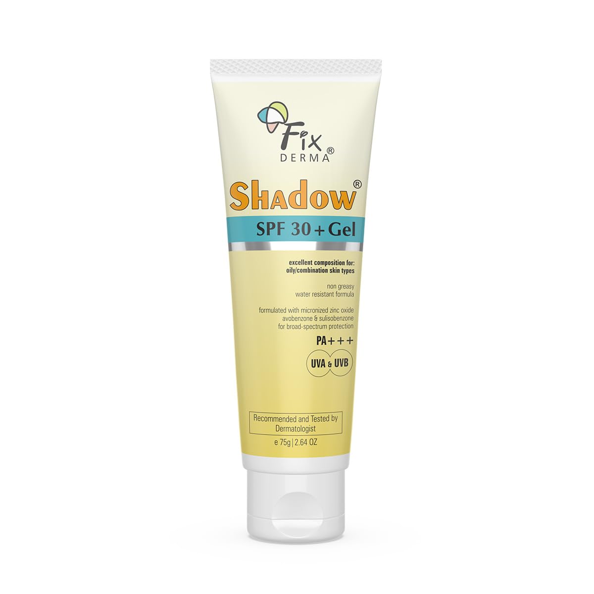 Fixderma Shadow SPF 30 Gel Sunscreen | Sunscreen & Broad SpectrumUVA and UVB Protection