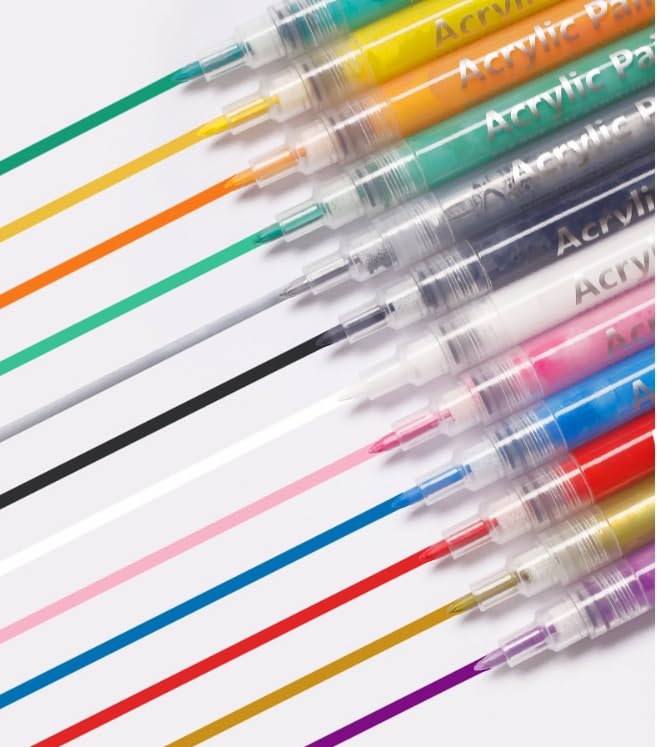 Nail Polish Pens Quick Dry, 1 PCS Nail Art Pen, Nail Art Markers, Acrylic Paint Pens, Nail Pencil, DIY Drawing Painting Liner Pen, Nail Design for Nails DIY French Manicure (Black)