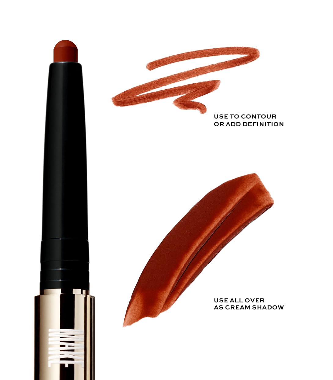 MAKE Beauty Eye Shaping Stylo - Cream Eyeshadow Stick. 4-in-1 Shape, Define, Contour, and Shade Eye Shadow for Versatile Makeup Looks. Long-Lasting Creamy Formula. Shade - Surface