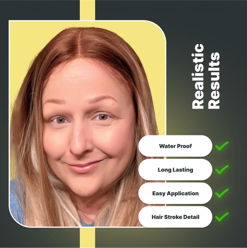 10 Pairs Medium Brown Temporary Eyebrow Tattoos, Waterproof and Smudge-Proof Medium Sassy Swerve Style Realistic Eyebrow Stickers for Women, Easy to Apply, Won't Work on Existing Brows