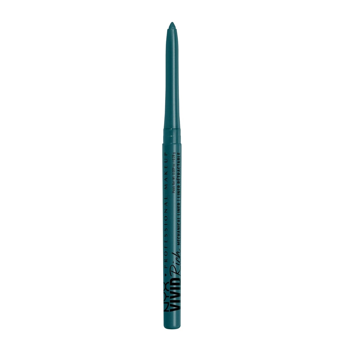 NYX PROFESSIONAL MAKEUP Mechanical Eye Pencil, Vivid Rich Mechanical, Creamy Retractable Eyeliner - Aquamarine Dream, Aqua Green Eyeliner