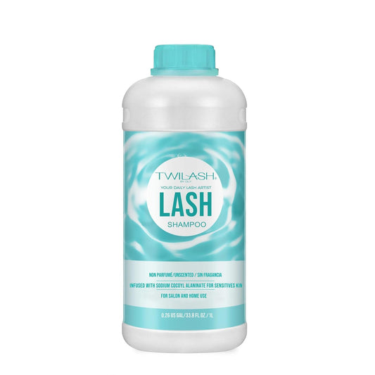 Lash Shampoo Bulk Upgraded Formula, Eyelash Cleanser for Extensions 1 Liter, Safe Makeup Remover, Non-irritating or Burning Formula Eyelid Foaming Cleanser for Professional Salon and Home Use