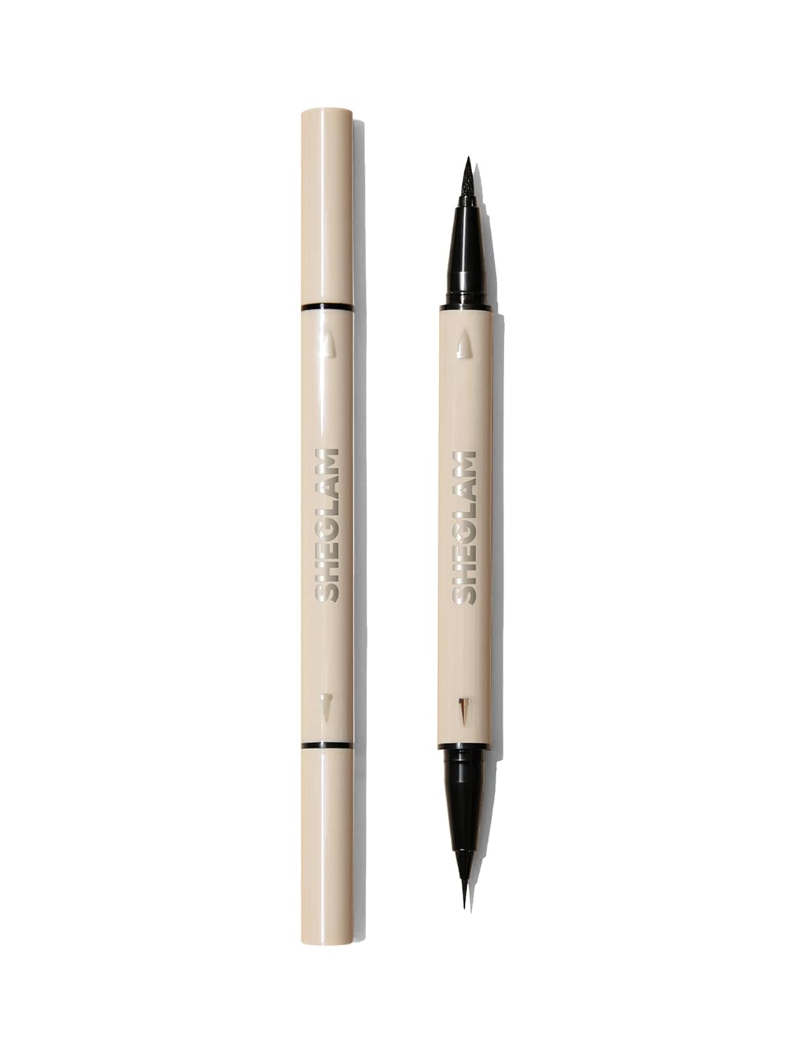 SHEGLAM Multi-Tasker Line & Detail Eyeliner Pen-Black 2 In 1 Waterproof Double Head Liquid Eyeliner Pencil