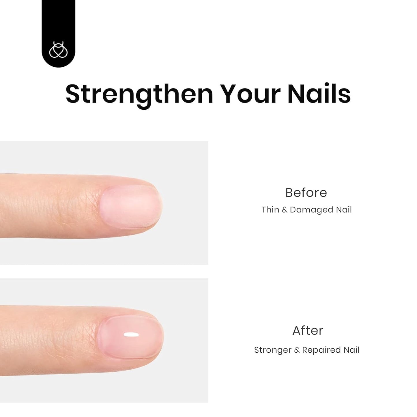 Beetles Gel Top Coat & Clear Rubber Base Gel Polish Set, 2Pcs 15ml Top Coat Nail Polish and Clear Nail Polish Soak Off UV LED for Nail Art Long Lasting DIY Manicure Use Gifts for Women