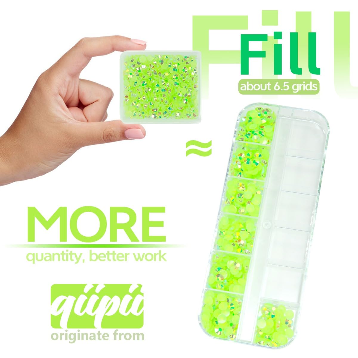 Peridot AB Resin Rhinestones for Crafting 3mm 4mm 5mm Fresh Green Flatback Jelly Stones SS10 SS16 SS20 Diamonds Crystals Gems for Nails Face Eyes Makeup Tumblers Bottles Crafts Clothes Shoes