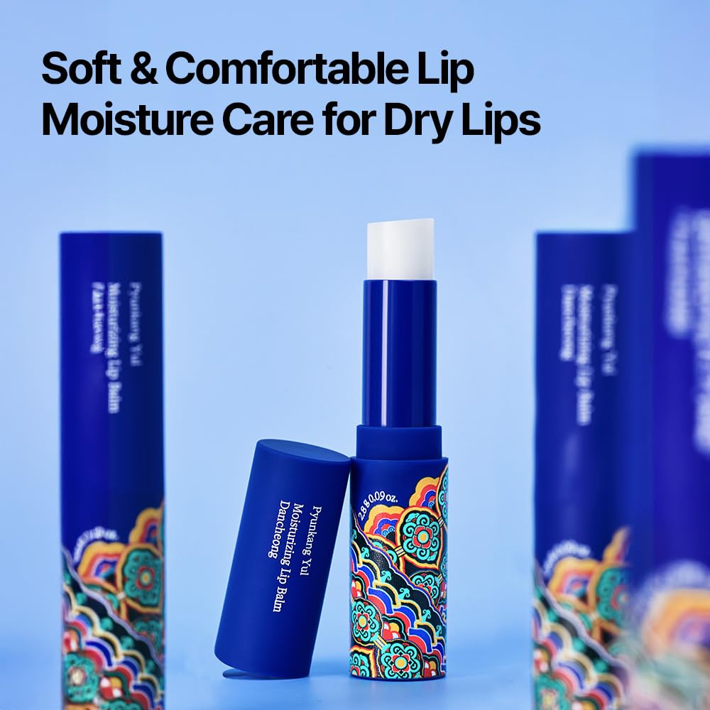 Pyunkang Yul PKY Dancheong Moisturizing Lip Balm, Deep Nourishment with Avocado Oil, For Dry & Sensitive Lips, Zero-Irritation, Korean Skincare (0.14 Oz, 4g)