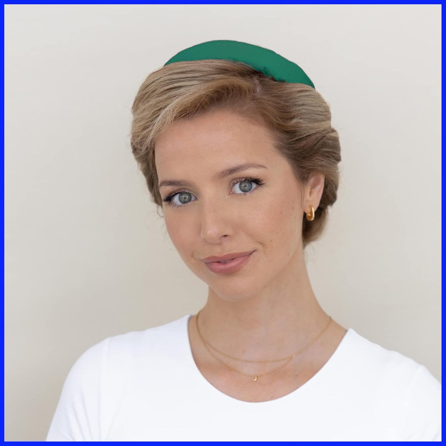 RobeCurls Heatless Hair Curler Set - Satin Curling Headband for Natural, No-Heat Curls - Sleep in Overnight Styling Tool with 2 Scrunchies - Easy & Gentle on Hair (Jade)