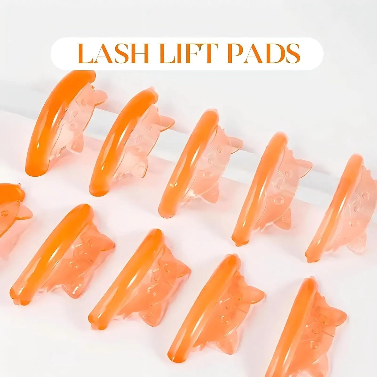 Eyelash Perm Pads Lash Lift Rods Eyelash Perm Silicone Pads 5 Sizes Reusable Soft Lash Lift Pads Shield for Different Length Eyelashes Perfect Lifting