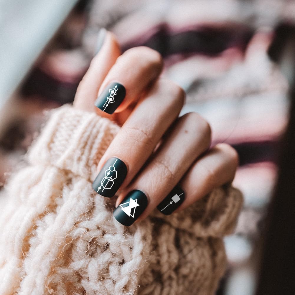 PH PandaHall 3pcs Nail Stamping Plate Plant Nail Stamper Flower Nail Art Stencils Printing Template Tip Nail Stencils Stainless Steel Nail Image Plates for Nail Art Decoration Design Manicure Salon