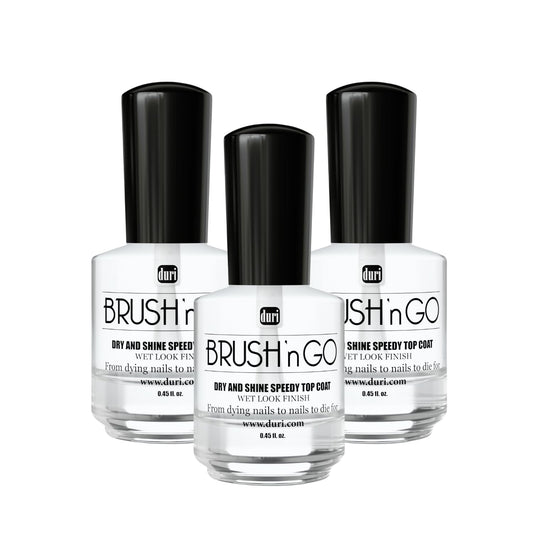 duri Brush’n Go Dry and Shine Speedy Top Coat (Brush'N Go (Pack of 3))