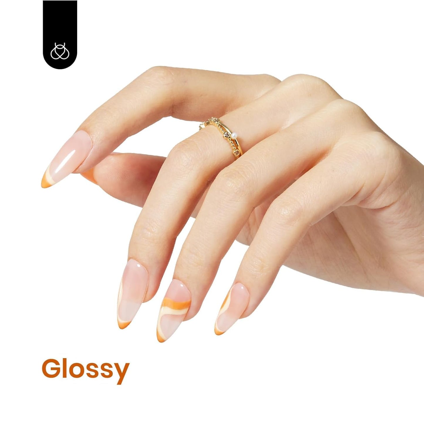 Beetles Burnt Orange Gel Nail Polish, 15Ml Light Persimmon Polish Orange Nail Polish Gel Tropical Soak Off Uv Led Nail Lamp Manicure Salon Diy at home Gift for Women