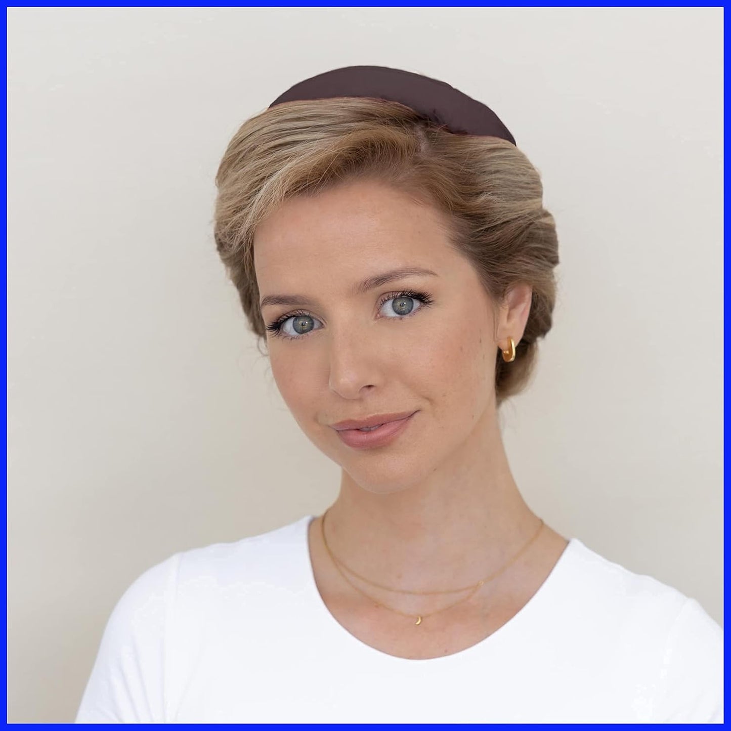 RobeCurls Heatless Hair Curler Set - Satin Curling Headband for Natural, No-Heat Curls - Sleep in Overnight Styling Tool with 2 Scrunchies - Easy & Gentle on Hair (Mocha)