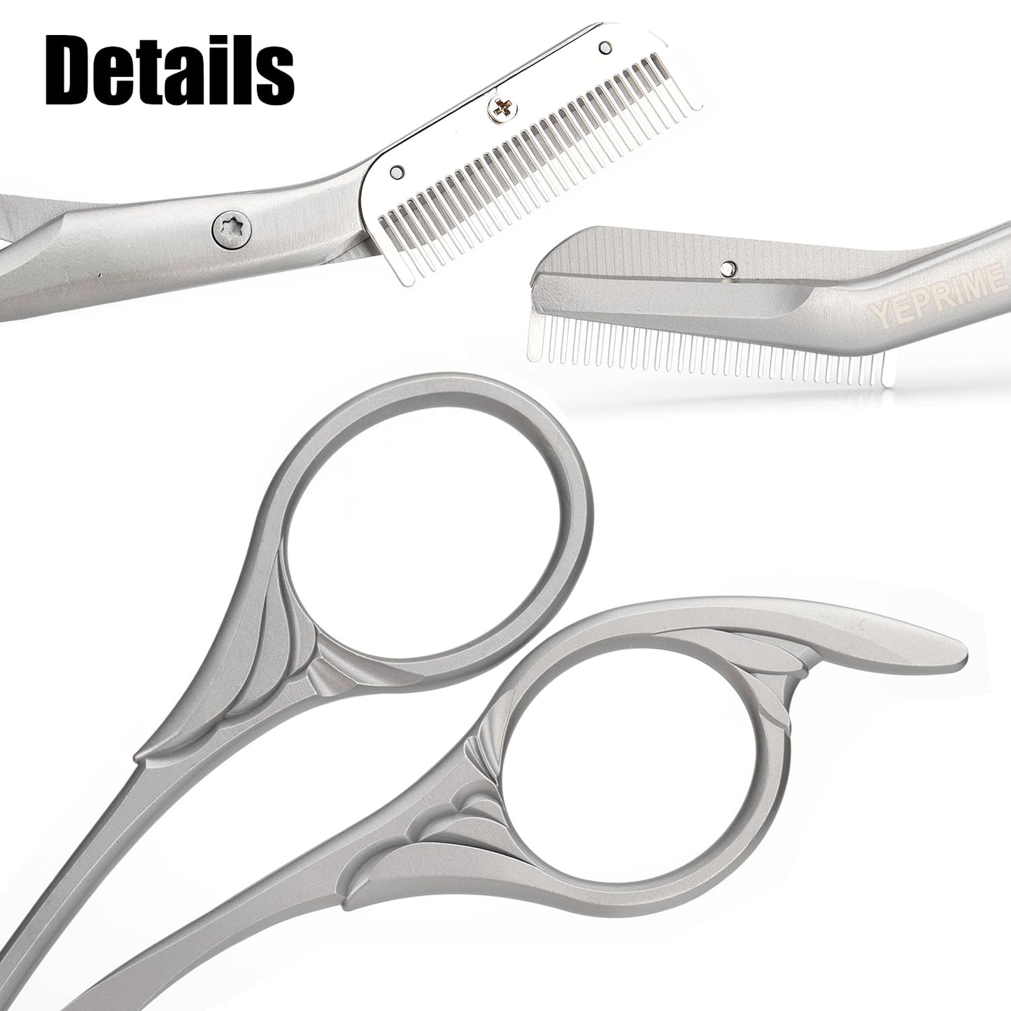 Eyebrow Trimming Scissors with Comb, Gifts For Men Women Stocking Stuffers