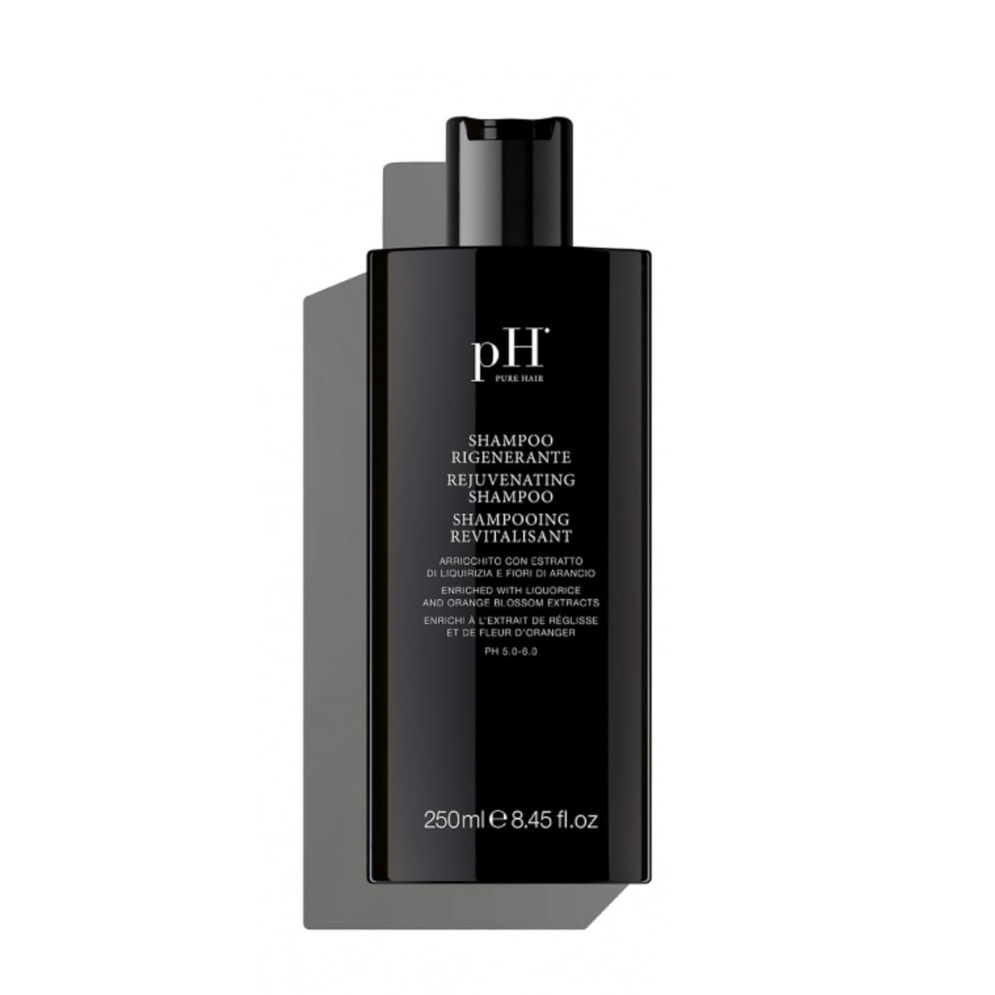 pH PURE HAIR Rejuvenating Hair Growth Shampoo for Thinning & Loss Treatment - Natural Sulfate-Free Shampoo Formula with Licorice & Orange Blossom Extracts - 8.45 oz