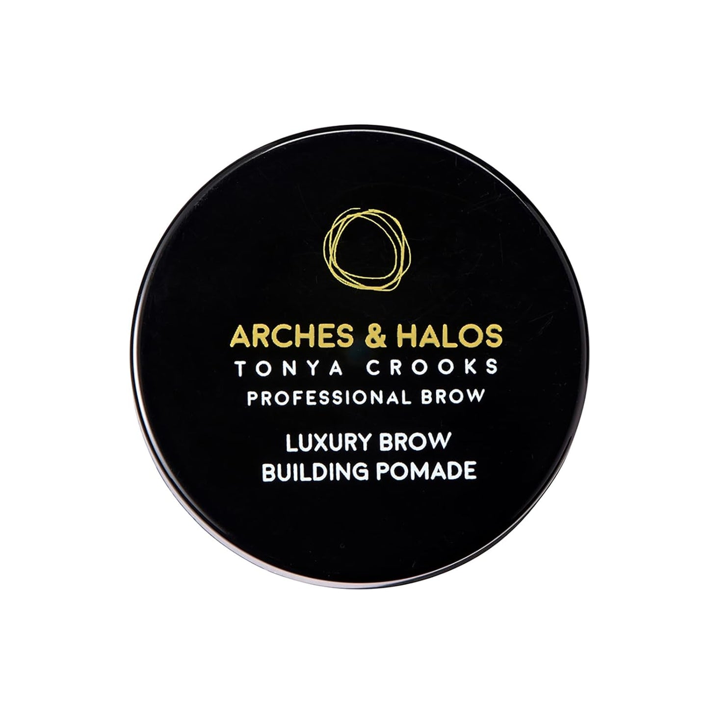 Arches and Halos Luxury Brow Building Pomade - Vegan Eyebrow Pomade - Creamy, Long Wearing Color for Clean, Defined Brows - Espresso - 0.1 oz