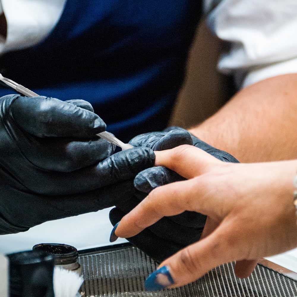 4 Pieces Nail Cuticle Pusher Stainless Steel Nail Polish Cuticle Remover Double Ended Manicure Nail Pedicure Tool Metal Cuticle Peeler Scraper for Fingernails and Toenails (Silver)