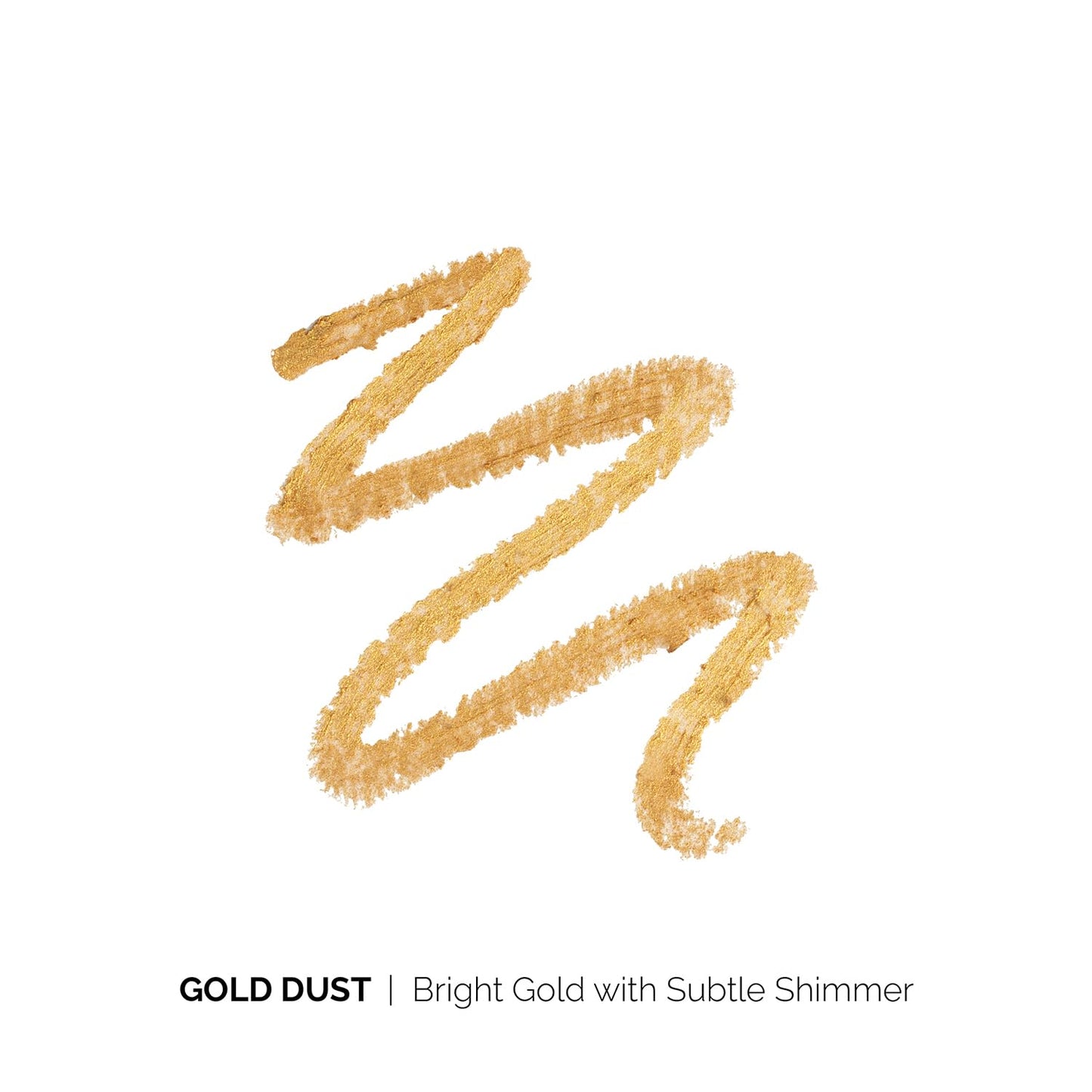 OFIR Waterproof Eye Pencil | Vegan, Cruelty-Free & Smudge-Proof | Creamy Gel Formula for Smooth Application | Long-Lasting, Full-Coverage, Precise Eyeliner Pencil (Gold Dust - Bright Gold)