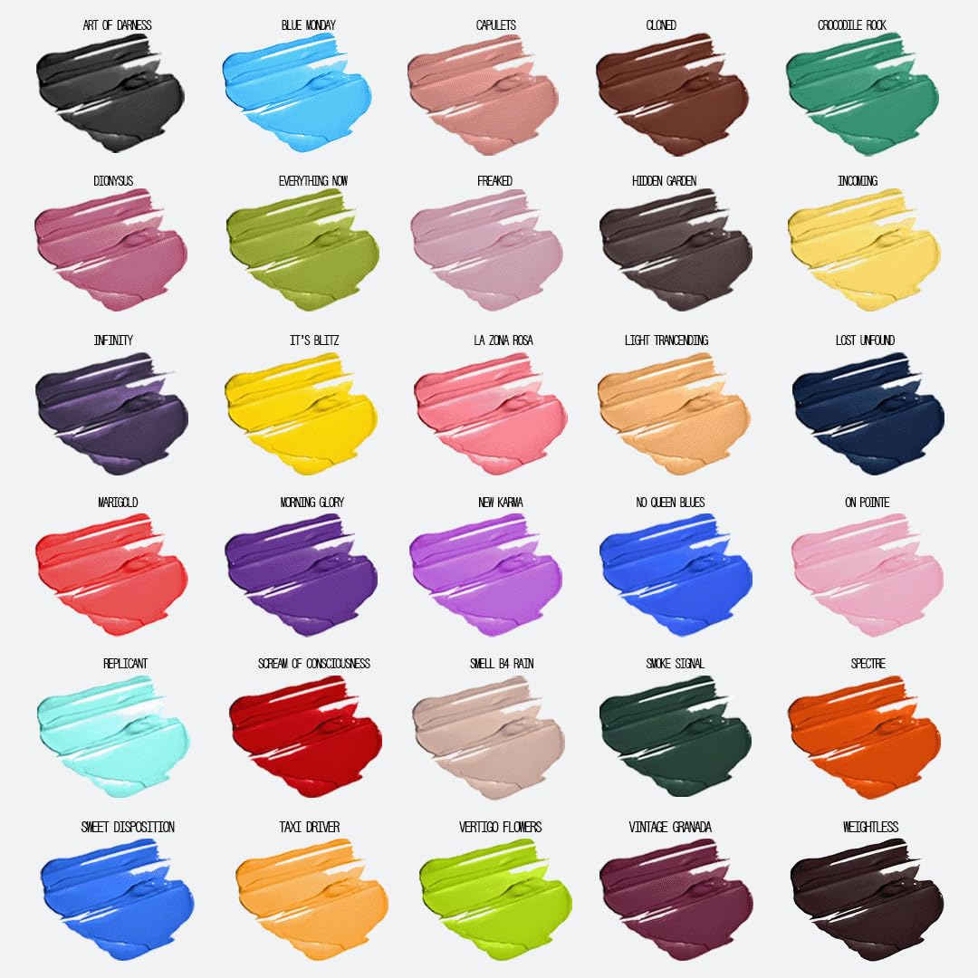 about-face Matte Fluid Eye Paint Blue Monday – High-Pigment Liquid Eyeshadow, Long-Lasting, No-Budge Matte Finish, Vegan & Cruelty-Free (Bright Blue)