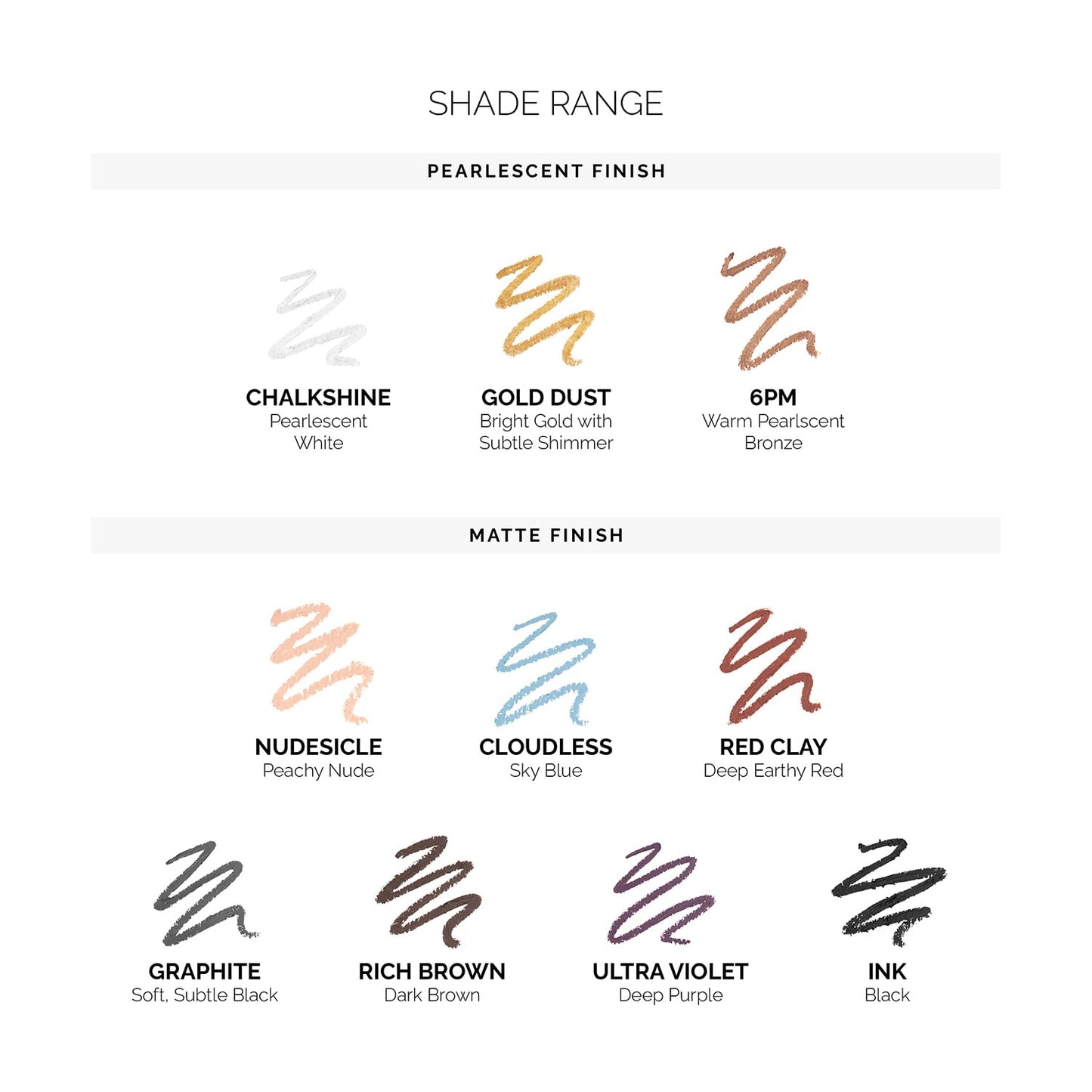 OFIR Waterproof Eye Pencil | Vegan, Cruelty-Free & Smudge-Proof | Creamy Gel Formula for Smooth Application | Long-Lasting, Full-Coverage, Precise Eyeliner Pencil (Ultra Violet - Deep Purple)