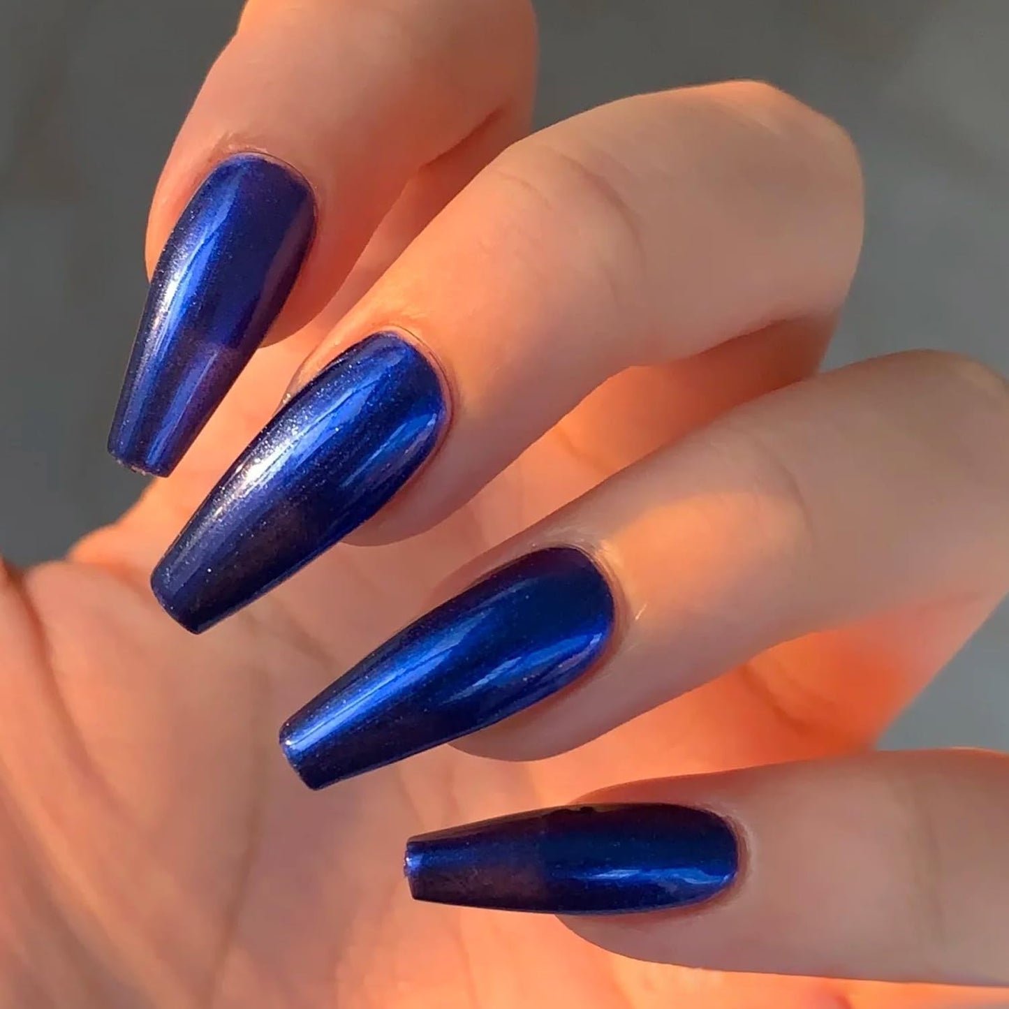 Major Dijit Quick Dry Nail Polish Pearl Blue Summer Nail Lacquer for Nail Art Cruelty-Free Regular Nail Polish 0.41 fl oz.