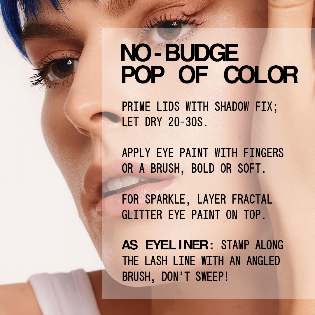 about-face Matte Fluid Eye Paint Replicant – High-Pigment Liquid Eyeshadow, Long-Lasting, No-Budge Matte Finish, Vegan & Cruelty-Free (Aqua)