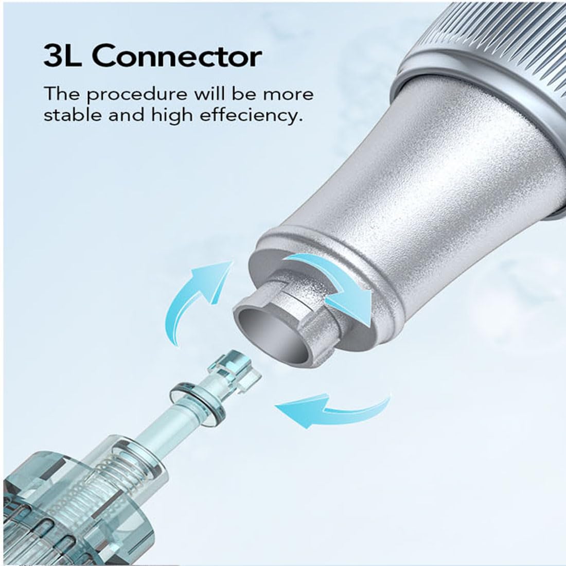 Microneedling Pen M7S for Skin Care – Professional Derma Pen 0.25mm Skin Care Tools for Men and Women Home Use (Silvery)