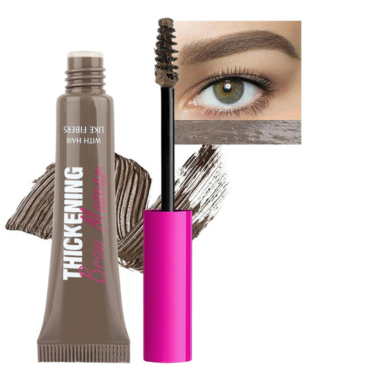 Kaely Thickening Brow Mascara,Tinted Eyebrow Gel Waterproof,Eyebrow Color Makeup,Brow Fast Sculpt,Vegan,Cruelty Free,maquillaje gel para cejas a prueba de agua,05 Cool Ash Brown