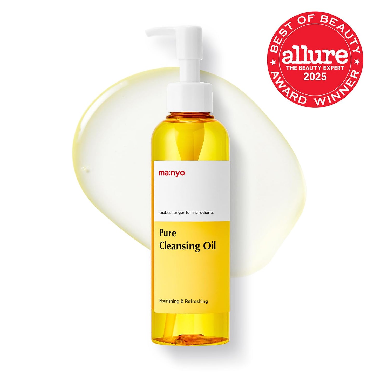 ma:nyo Pure Cleansing Oil 6.7 fl oz (200ml) Daily Makeup Remover & Blackhead melting with 14 Plant-Based Oils | Suitable for All Skin Types | Korean Skincare