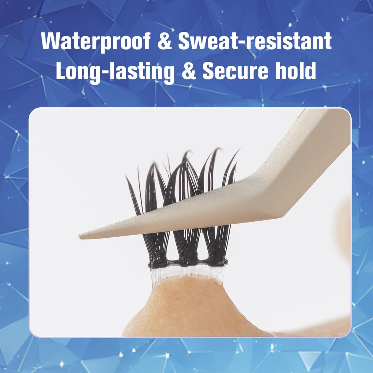 Self Adhesive Eyelashes Clusters Natural Look Wispy Press On Lash Clusters Pre Glued Eyelash Clusters Reusable No Glue Needed Lash Extensions