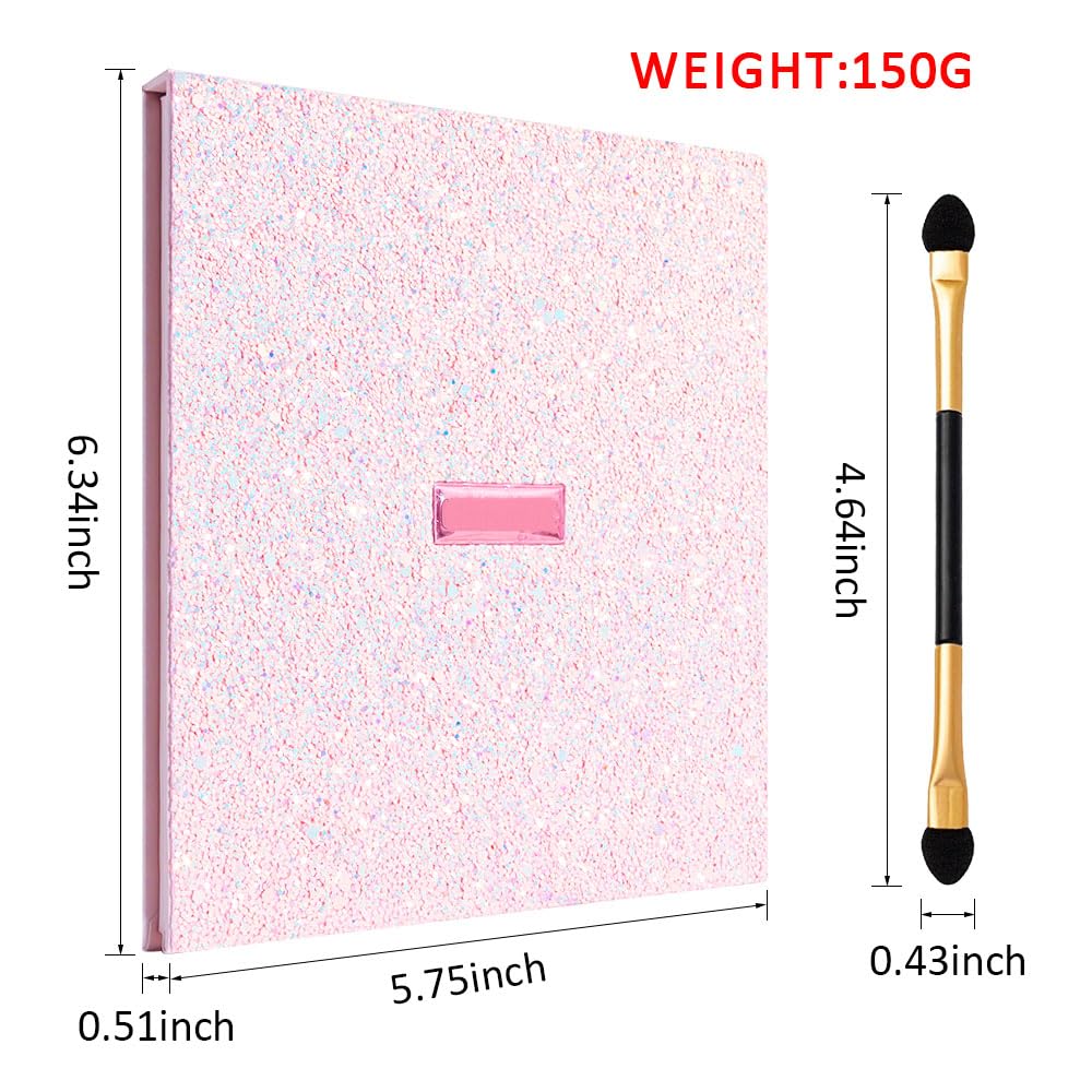 25 Colors Nude Champagne Gold Glitter Matte Shimmer Eyeshadow Palette for Eye Makeup,High Pigmented Brown Eye Shadow Primers Powder Palet de sombras de ojos