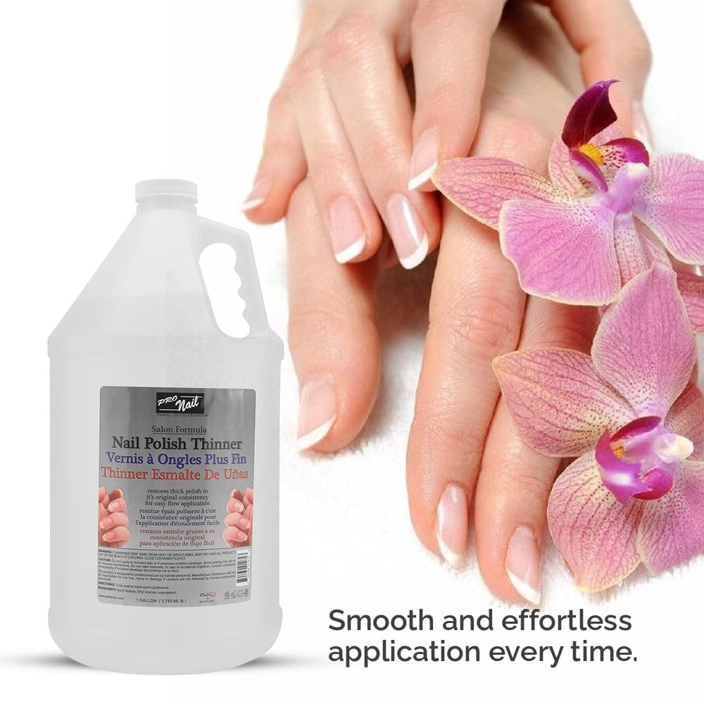 PRONAIL - Nail Polish Thinner - 128Oz - Restore and Revive Your Favorite Polishes