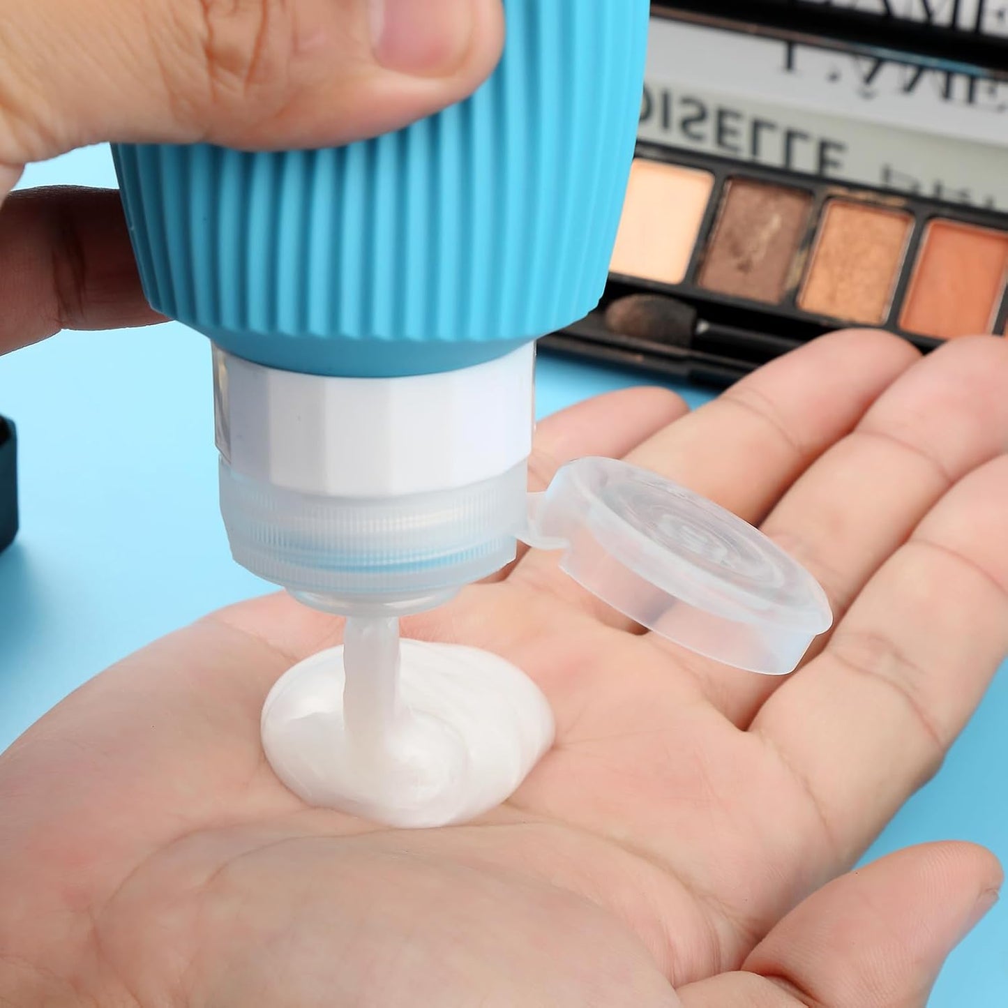 16 Pack Travel Bottles for Toiletries, Large 6oz Silicone Travel Containers jar for Toiletries, Leak Proof Refillable Liquid Shampoo And Conditioner Travel Essentials toiletry Bottles