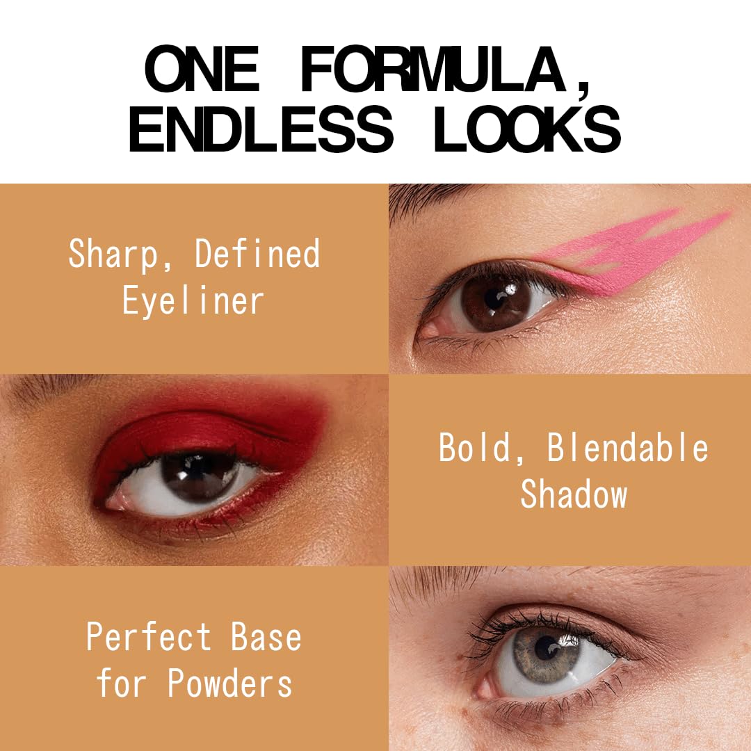 aboutface Matte Fluid Eye Paint Light Transcending – High-Pigment Liquid Eyeshadow, Long-Lasting, No-Budge Matte Finish, Vegan & Cruelty-Free (Creamsicle Orange)