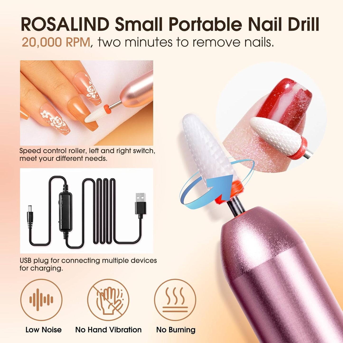 Poly Nail Gel Starter Kit -14 Colors + 75 Nail Art Accessories Kit,ROSALIND Clear Pink Nude Glitter Poly Nail Gel with Big UV Light 48W and Electric Nail Drill Starter Kit