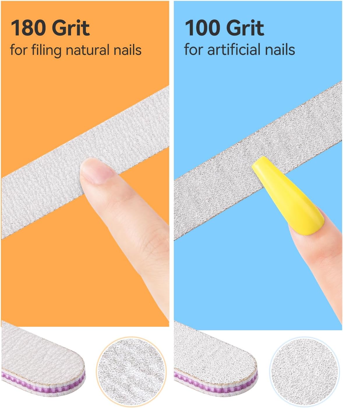 MORGLES Cuticle Remover Tools, Nail Files and Buffers Set with 1 Orange Cuticle Oil, Trimmer and Pusher, Nail Care Kit for Women