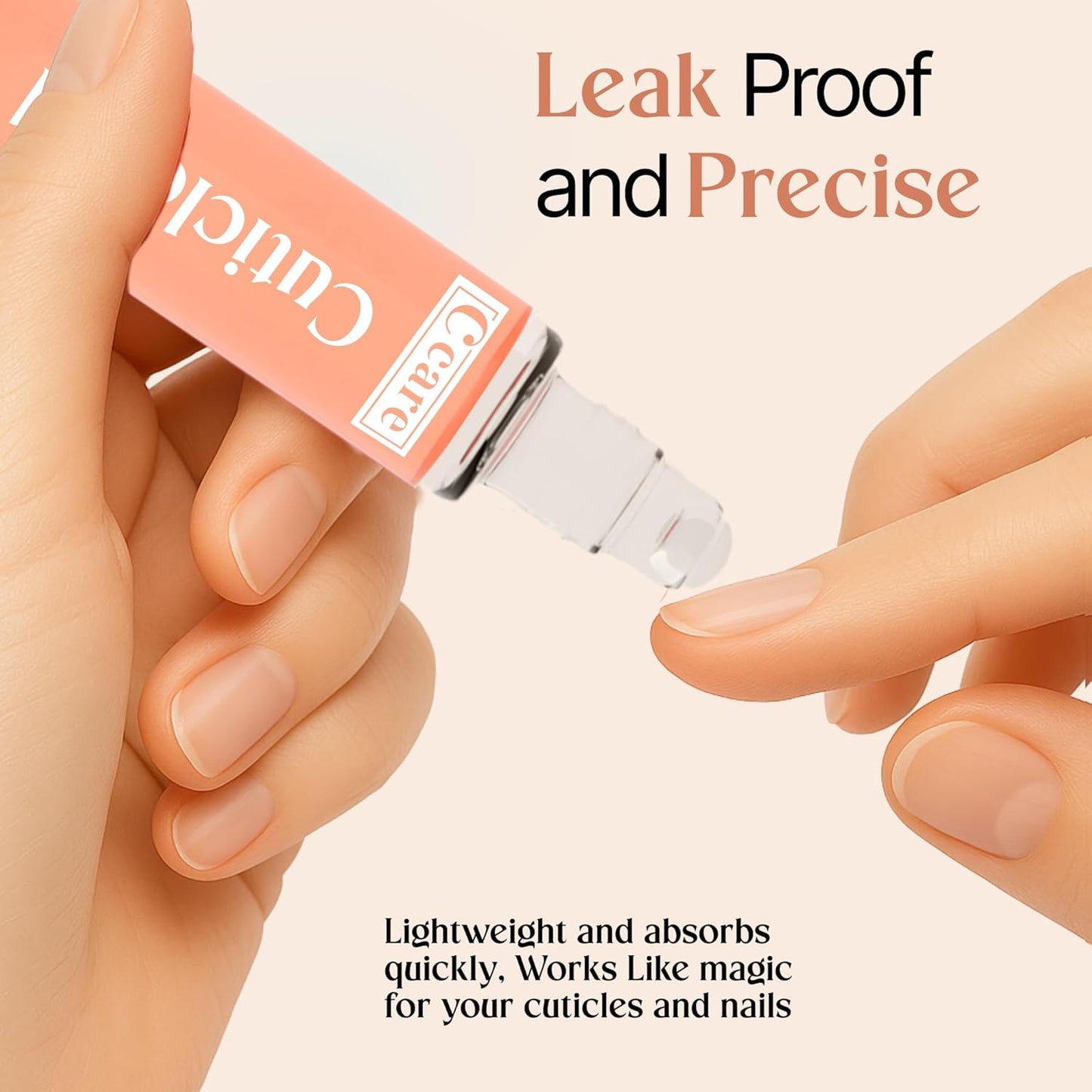 C CARE Vanilla & Sugar Roll-On Cuticle Oil | Natural Revitalizing Hydrating Nail Oil | Repaires Cuticles Overnight | For Damaged Skin And Thin Nails | Paraben Cruelty Free Formula | 10ml