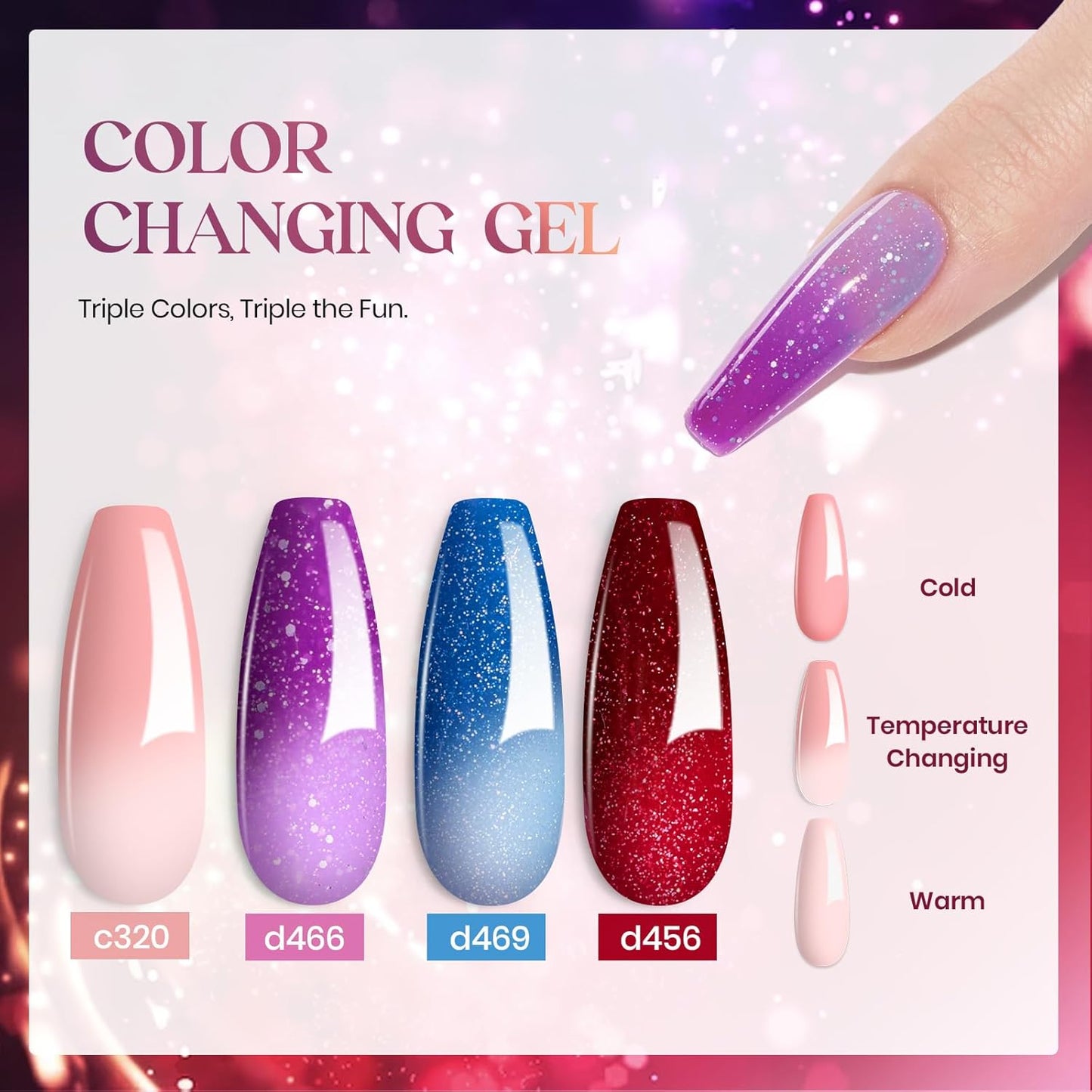 Beetles Halloween Gel Polish Set 39Pcs Red Burgundy Blue Green Nude Pink Purple Gel Nail Polish with Base Matte Glossy Top Coat for Manicure Lovers DIY at Home Gift for Women Enchanted Jewelry