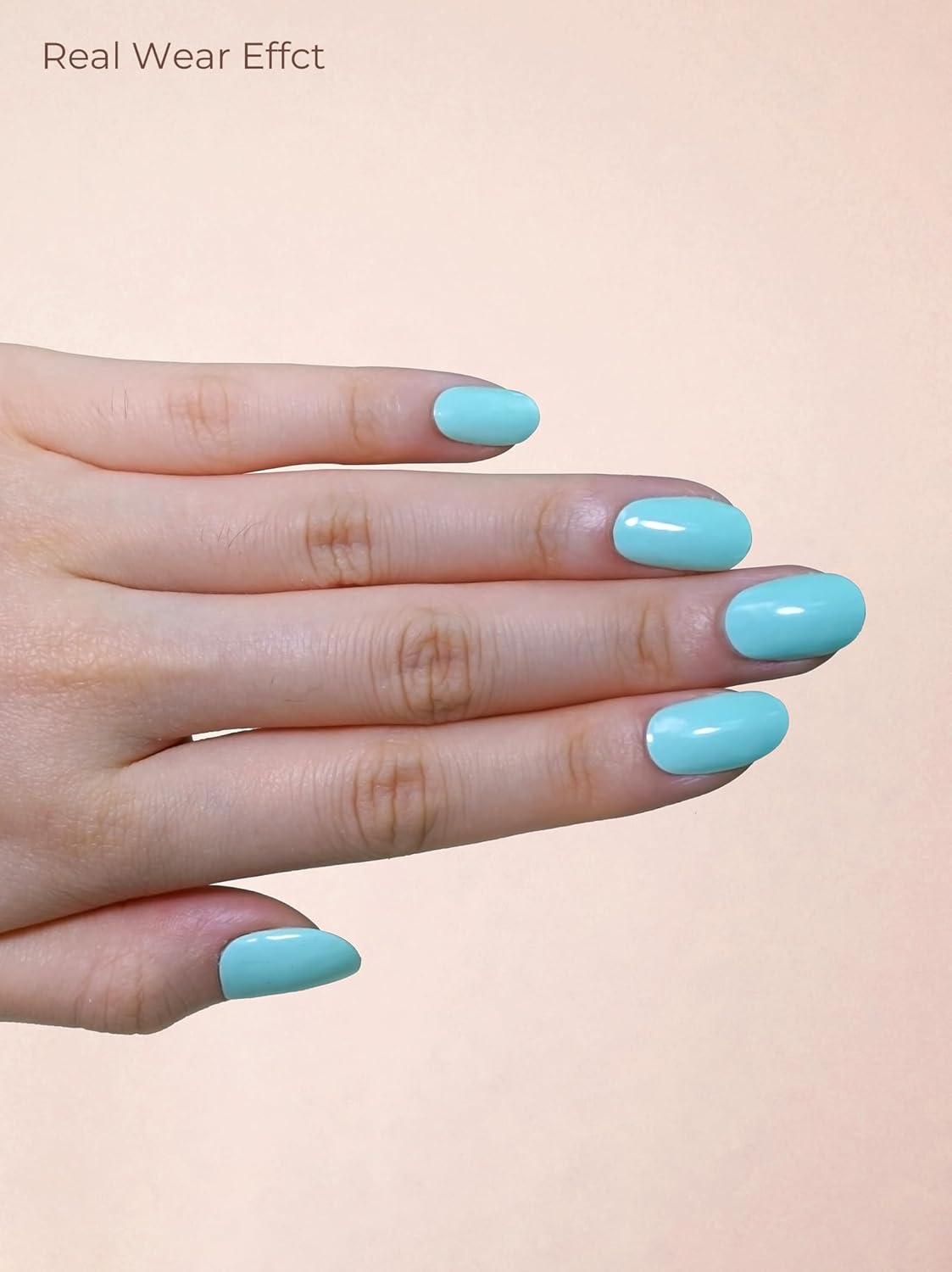 Pre Cured Gel Nail Strips - 44PCS Salon Quality Gel Nail Stickers - Long Lasting Polish Wraps for Women no UV Light Needed Easy Apply& Remove (Honeydew Green)