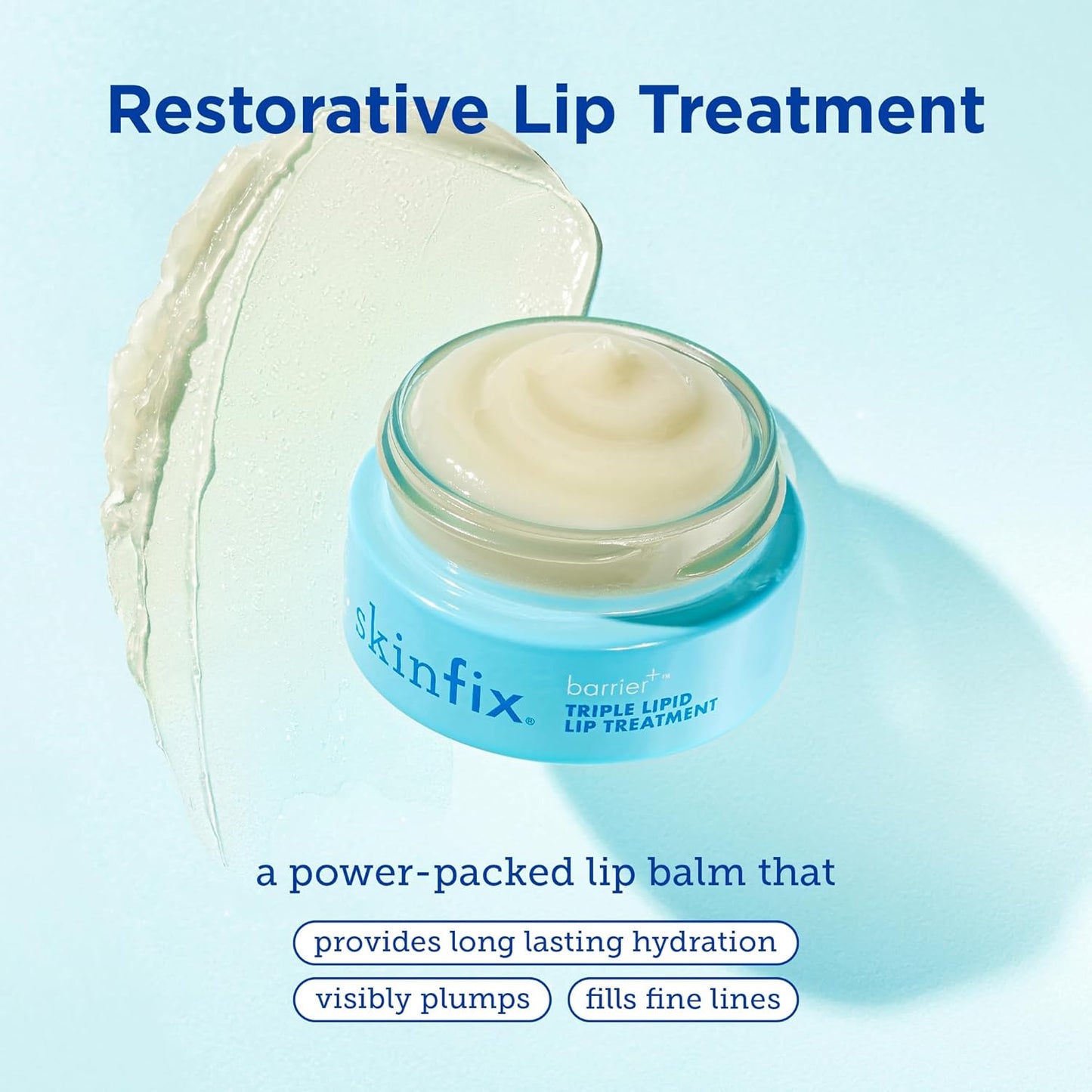Skinfix Barrier+ Triple Lipid Lip Treatment: Nourish Dry, Chapped Lips With Our Volumizing Complex to Visibly Plump & Fill Fine Lines, 0.27 Oz