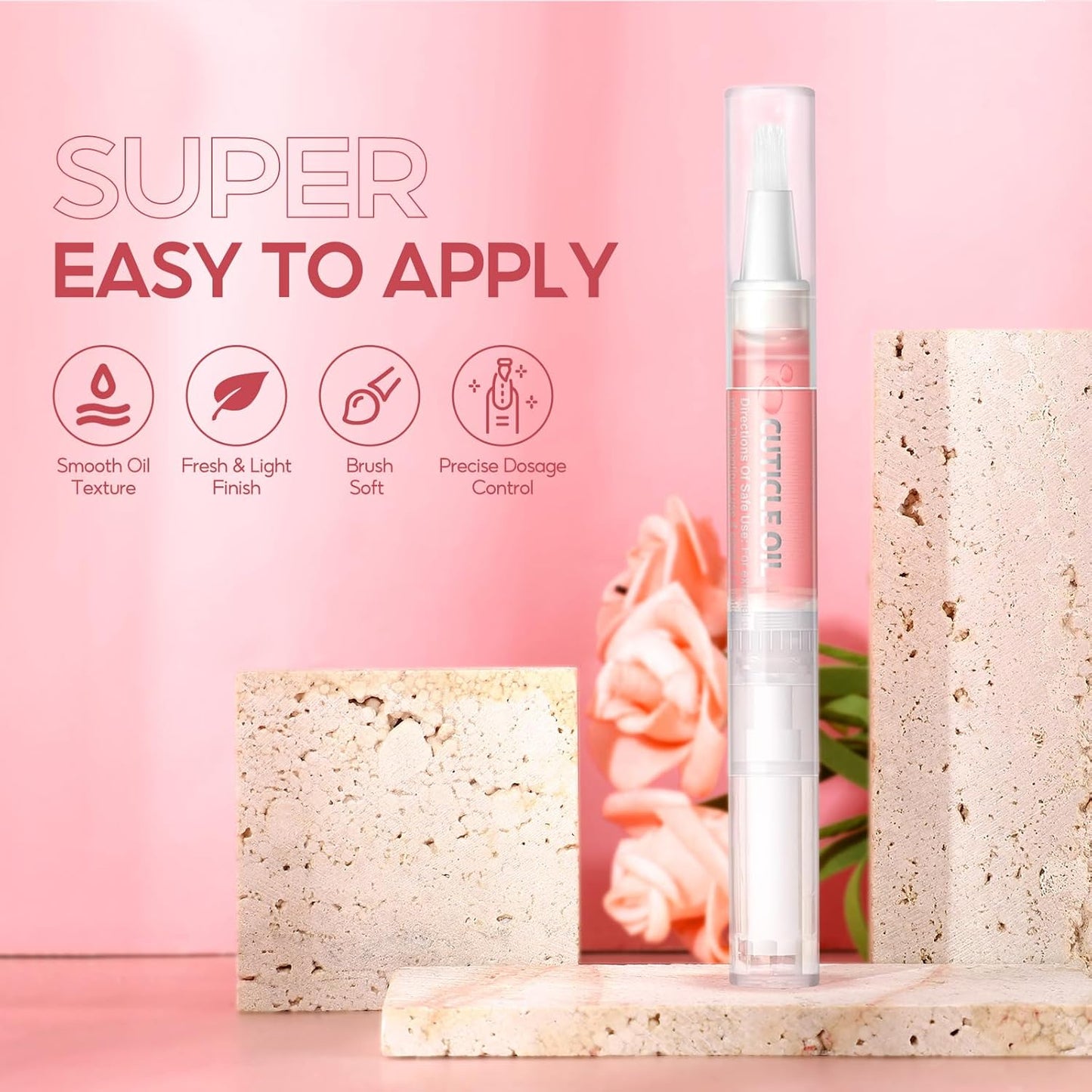 Peacecolor 16Pcs Cuticle Oil Pen for Nails Portable Nail Moist Nail Strengthener Nails Care Kit for Treatment Care Nail Softener and Strengthener